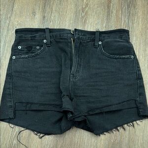 Pistola Black Denim Shorts
